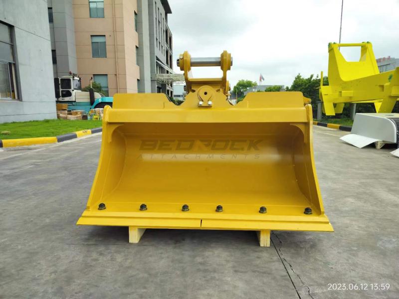 Bucket, Ditch Cleaning, 60” EXCAVATOR TILT DITCH CLEANING BUCKET FITS CAT 312 ...