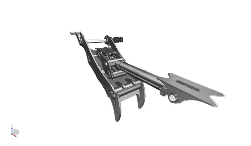 Thumb, 2 TEETH PARTIAL ROTATION THUMB 54” PIN GRABBER 330 336