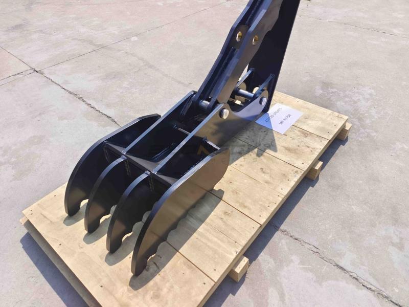 Thumb, 10 - 20 ton Excavator Manual Thumb, Pin Grabber, Equal Teeth, 4 Teeth, 20...
