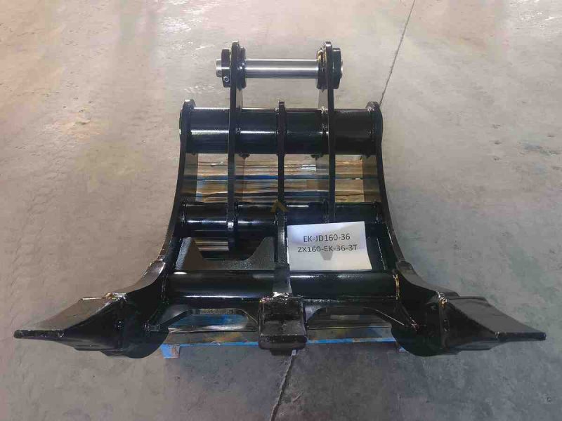 Rake, Excavator Rake for JD 160 36in, 2 x 80mm Pins