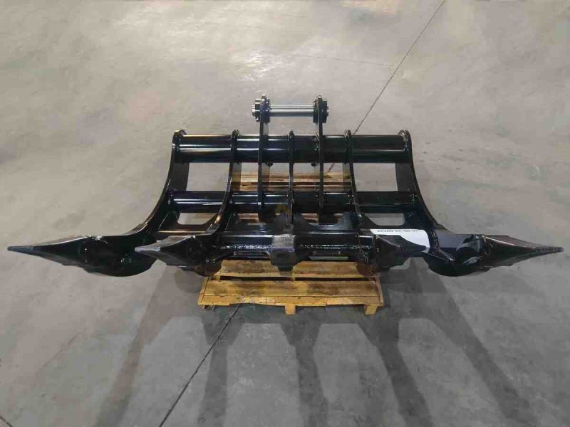 Rake, Excavator Rake for JD 160 60in, 2 x 80mm Pins