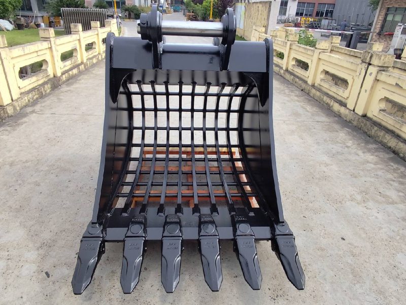 Bucket, Skeleton, John Deere, Hitachi 450, 470, 60in, 110mm Pins, Skeleton Bucke...
