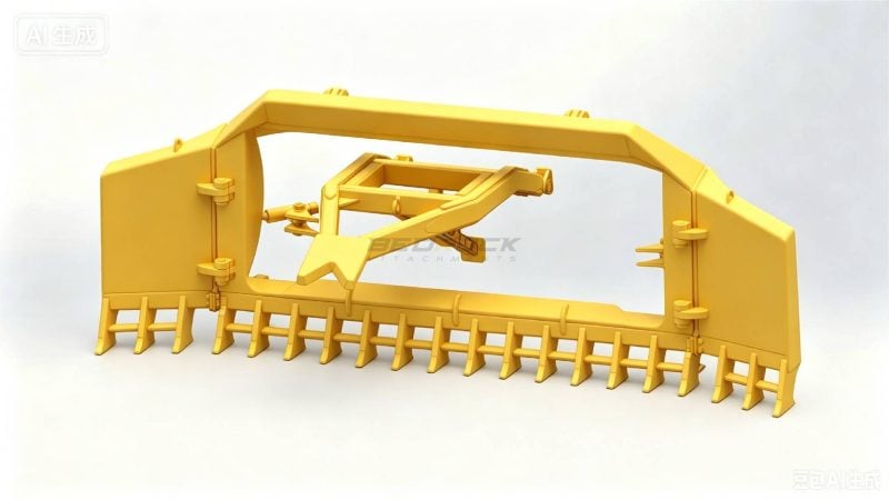 Rake, Root, Foldable Stick Rake for D5NG with Tree Pusher